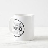 Personalized Business Logo Branded Kaffeetasse (Vorderseite Links)