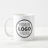 Personalized Business Logo Branded Kaffeetasse (Links)
