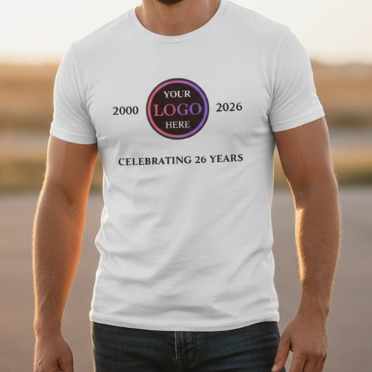 Personalized Business Logo Celebration T-Shirt