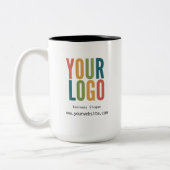 Personalized Business Logo Coffee Mug Zweifarbige Tasse (Links)