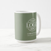 Personalized Business Logo Custom Company Gift Kaffeetasse (VorderseiteRechts)