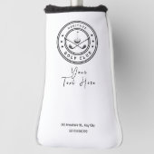 Personalized Business Logo Golf Club Head Cover Headcover (Rotieren 90)