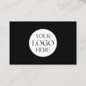 Personalized Business Logo Simple Gift Certificate Visitenkarte (Vorderseite)