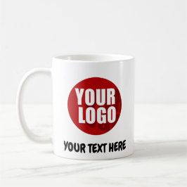 Personalized Business Logo Text Company Mug Kaffeetasse
