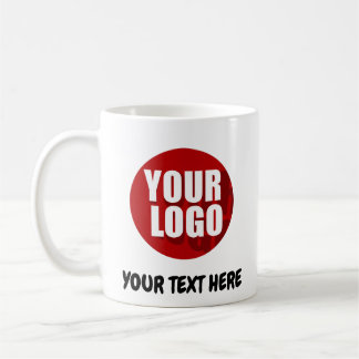 Personalized Business Logo Text Company Mug Kaffeetasse