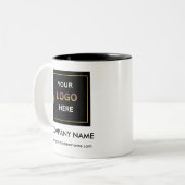 Personalized Business Logo Two-Tone Zweifarbige Tasse (Vorderseite Links)