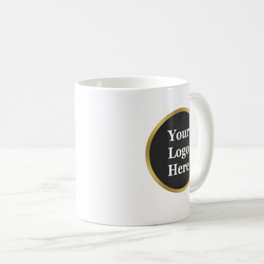 Personalized Business Mug with Text & Photo Kaffeetasse (VorderseiteRechts)