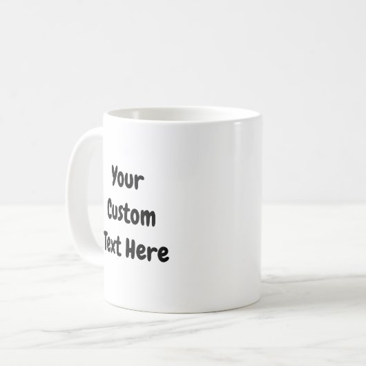 Personalized Business Mug with Text & Photo Kaffeetasse (Vorderseite Links)