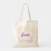 Personalized butterfly tote tragetasche (Rückseite)