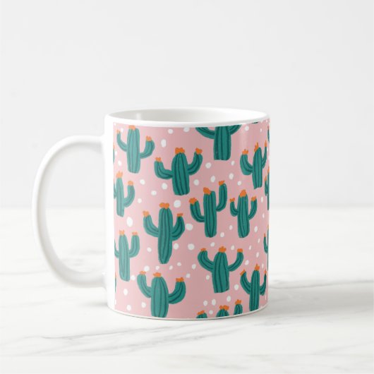 Personalized Cacti Coffee Mug Kaffeetasse (Links)