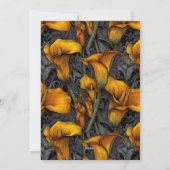 Personalized Call Lilies Flower 15Th Birthday  Einladung (Rückseite)