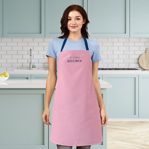 Personalized Calligraphy Editable Colors Kitchen Schürze