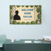 Personalized Camouflage Military Welcome Home Banner (Messeveranstaltung)