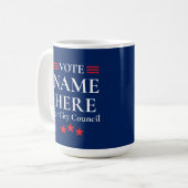 Personalized Campaign Election Kaffeetasse (Vorderseite Links)