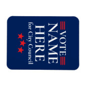 Personalized Campaign Election Magnet (Horizontal)
