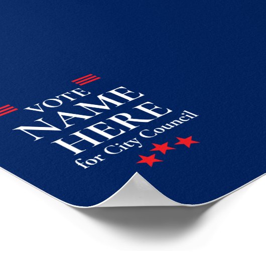 Personalized Campaign Election Poster (Ecke)