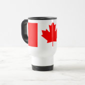 Personalized Canada Flag | Custom Name Canada Day Reisebecher (Vorderseite Links)