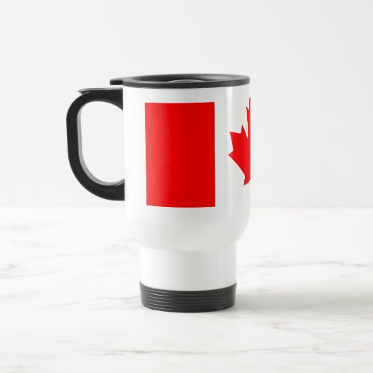 Personalized Canada Flag | Custom Name Canada Day Reisebecher (Links)