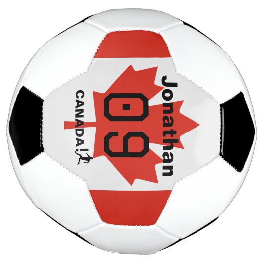 Personalized Canada Maple Leaf Soccer Gift Fußball (Gedreht)