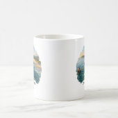 Personalized Cannon Beach Mug, Oregon Coast Kaffeetasse (Mittel)