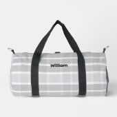 Personalized Canvas Duffel Bag - Custom Name Duffle Bag (Vorderseite)