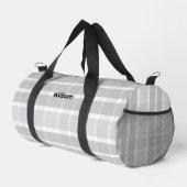 Personalized Canvas Duffel Bag - Custom Name Duffle Bag (Rechte Ecke)