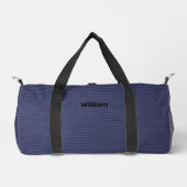 Personalized Canvas Duffel Bag - Custom Name Duffle Bag (Vorderseite)