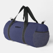 Personalized Canvas Duffel Bag - Custom Name Duffle Bag (Rechte Ecke)