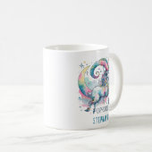Personalized Capricorn Zodiac Goat Astrology Kaffeetasse (VorderseiteRechts)