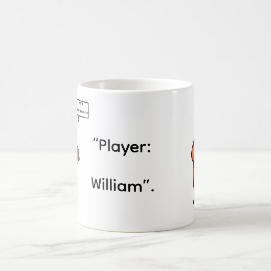 Personalized Capybara Gamer Coffee Cup Kaffeetasse (Mittel)