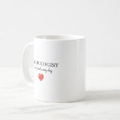 Personalized Cardiologist Saving Hearts Every Day  Kaffeetasse (Vorderseite Links)