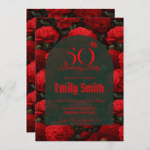 Personalized Carnation Fantasy Beach Party Einladung (Vorne/Hinten)