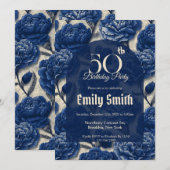 Personalized Carnation Fantasy Romantic Party Einladung (Vorne/Hinten)