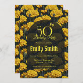 Personalized Carnation Petal Birthday Party Einladung (Vorne/Hinten)