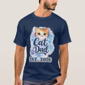 Personalized Cat Dad Shirt Custom Cat Dad Gift  (Vorderseite)