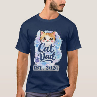 Personalized Cat Dad Shirt Custom Cat Dad Gift