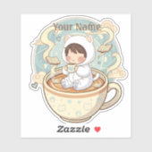 Personalized Cat Laptop Decal Waterproof Sticker (Blatt)