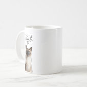 Personalized cat mom mug, cat photography kaffeetasse (Vorderseite Links)