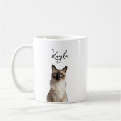 Personalized cat mom mug, cat photography kaffeetasse (Links)