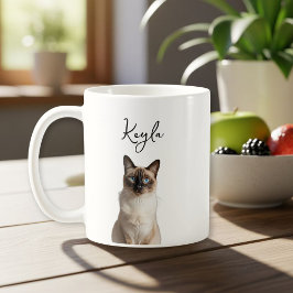Personalized cat mom mug, cat photography kaffeetasse
