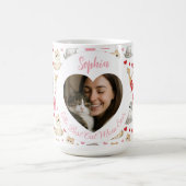 Personalized Cat Mom Mug | Custom Photo and Name Kaffeetasse (Mittel)