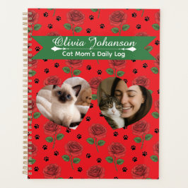Personalized Cat Mom's Photo and Name  Planer