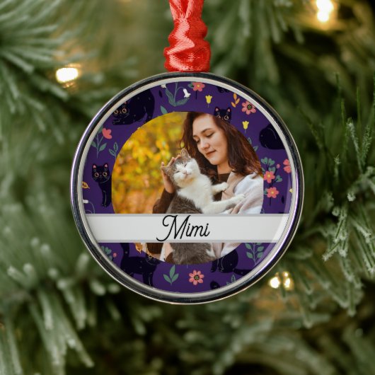 Personalized Cat Ornament | Custom Name (Baum)