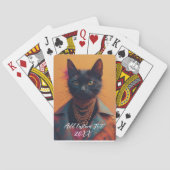Personalized Cat Photo Playing Cards | Custom Pet  Spielkarten (Rückseite)