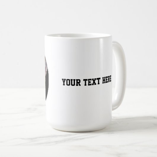 Personalized Cat Photo with Text | Custom Gift Kaffeetasse (VorderseiteRechts)