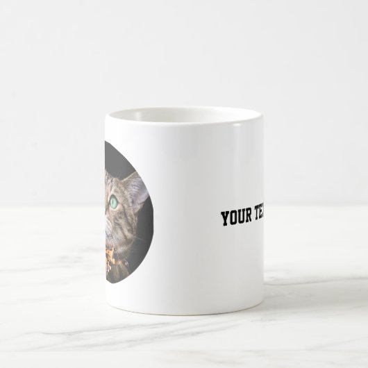 Personalized Cat Photo with Text | Custom Gift Kaffeetasse (Mittel)