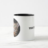 Personalized Cat Photo with Text | Custom Gift Tasse (Zentrum)