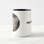 Personalized Cat Photo with Text | Custom Gift Tasse (Zentrum)