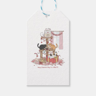Personalized Cat's Meow Valentine's Day Gift Tags Geschenkanhänger
