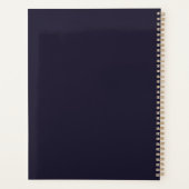 Personalized Celestial Moth & Moon Phases Witchy Planer (Rückseite)